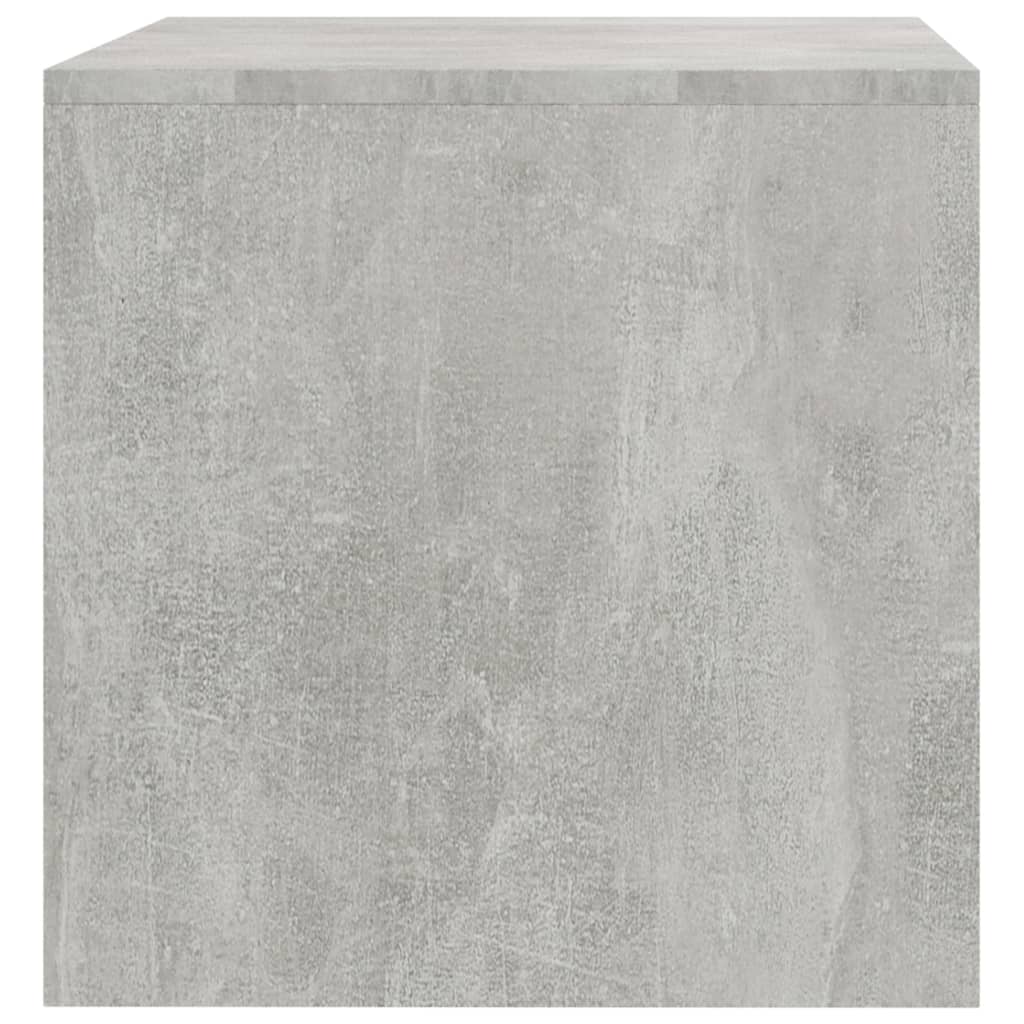 Meuble TV Gris béton 80x40x40 cm Bois d'ingénierie - XIOS
