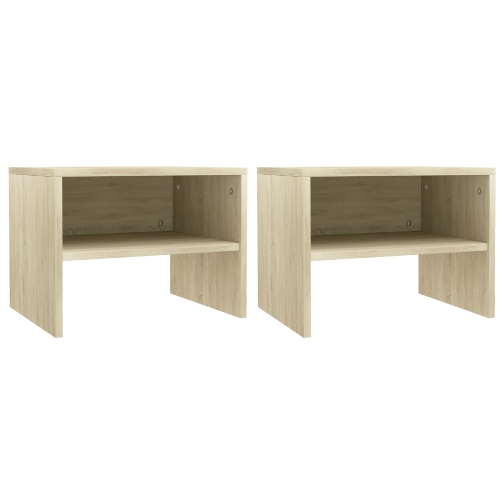 Tables de chevet 2 pcs Chêne sonoma 40x30x30 cm Bois ingénierie - XIOS
