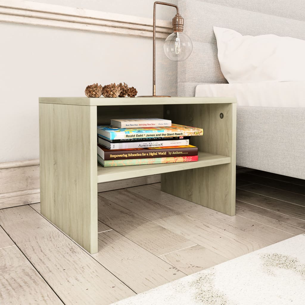 Tables de chevet 2 pcs Chêne sonoma 40x30x30 cm Bois ingénierie - XIOS