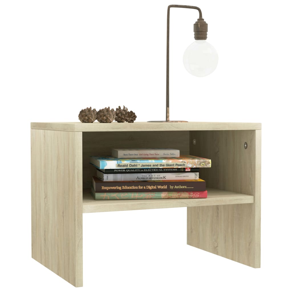 Tables de chevet 2 pcs Chêne sonoma 40x30x30 cm Bois ingénierie - XIOS