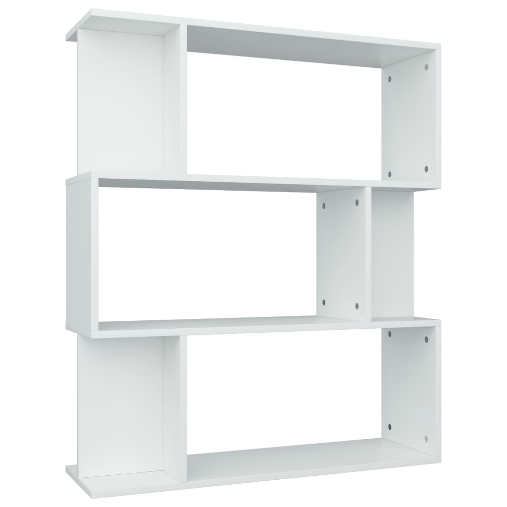 Bibliothèque/Cloison Blanc 80x24x96 cm Bois d'ingénierie - XIOS