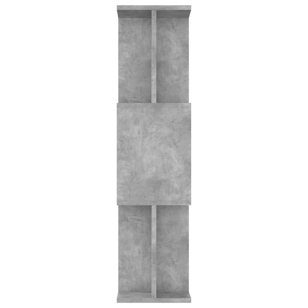 Bibliothèque/Séparateur de pièce Gris béton Bois d’ingénierie - XIOS
