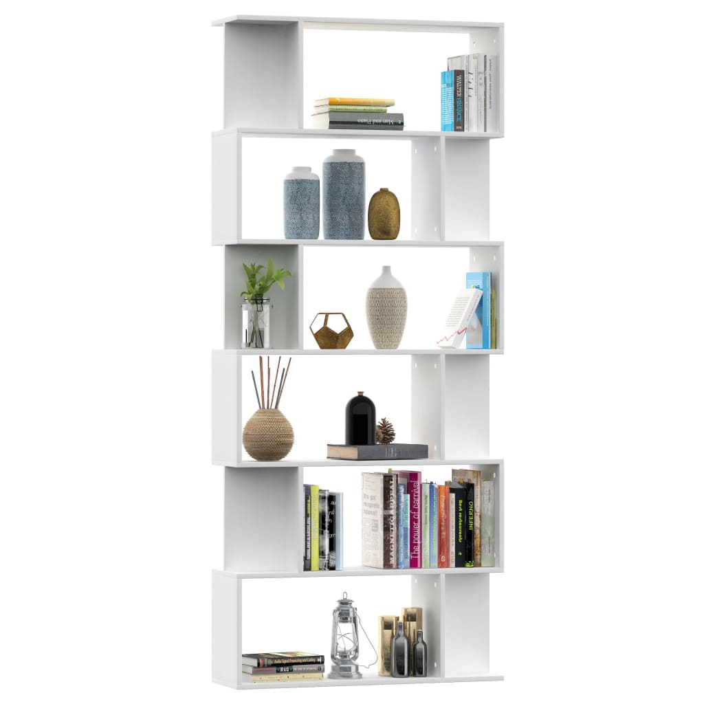 Bibliothèque/Séparateur de pièce Blanc Bois d'ingénierie - XIOS