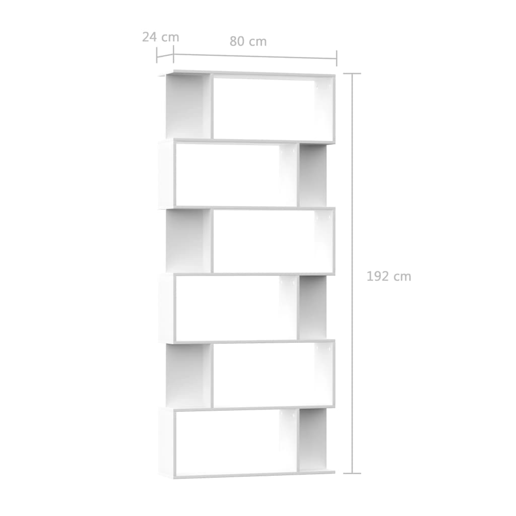 Bibliothèque/Séparateur de pièce Blanc Bois d'ingénierie - XIOS