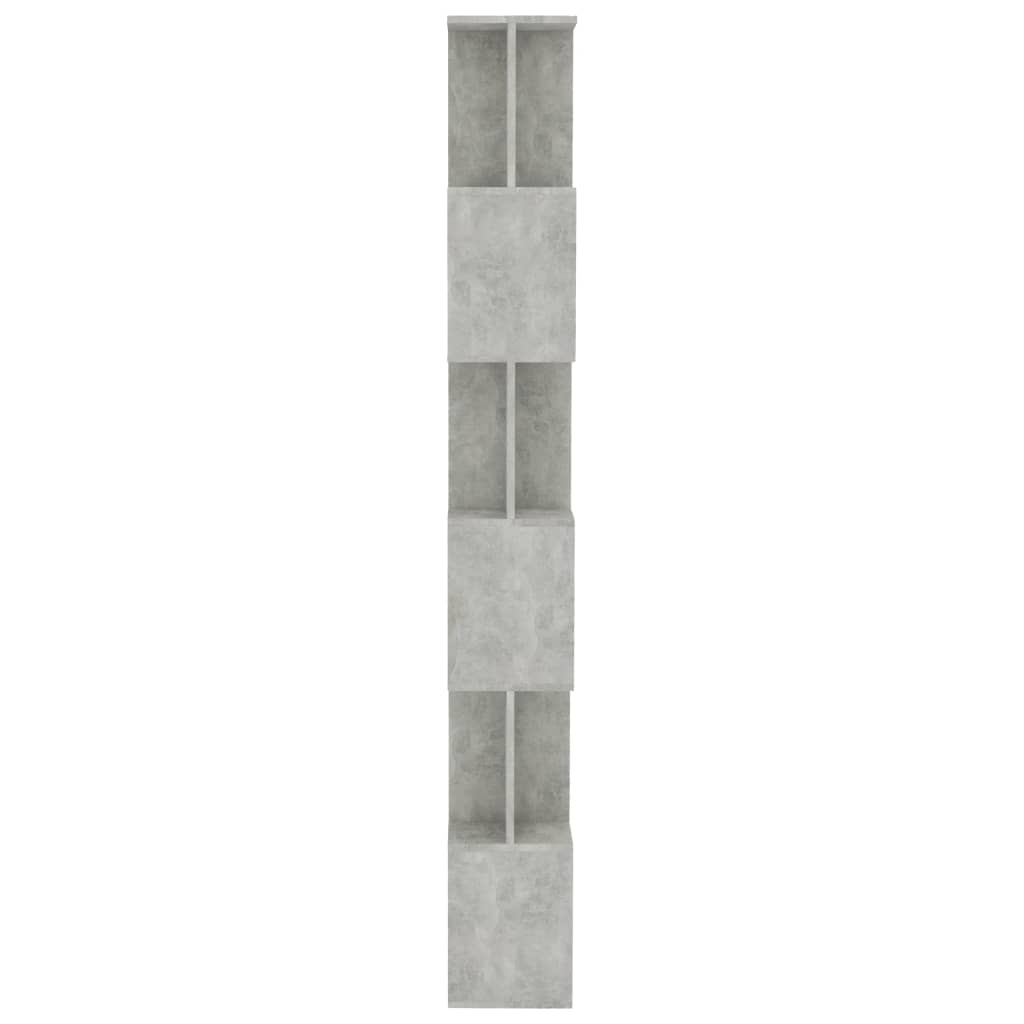 Bibliothèque/Séparateur de pièce Gris béton Bois d'ingénierie - XIOS