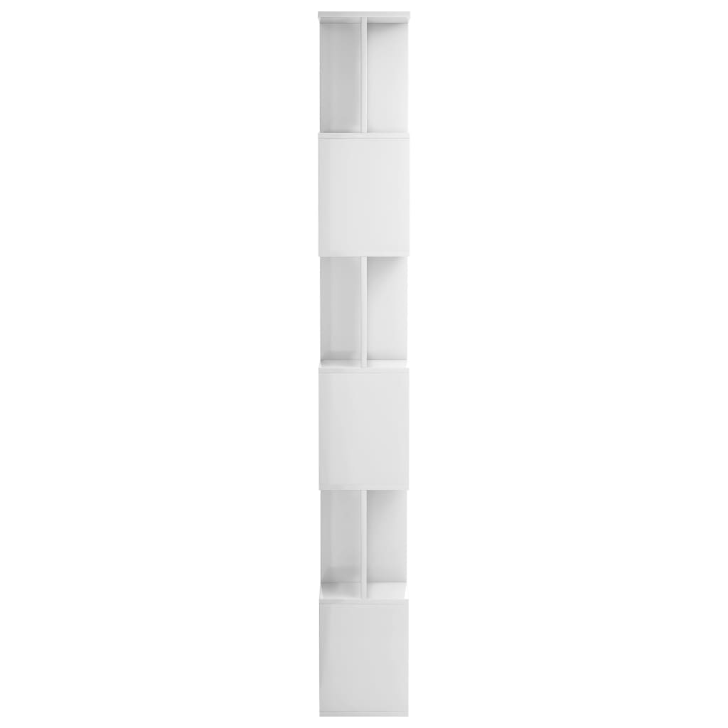 Bibliothèque/Séparateur de pièce Blanc brillant 80x24x192 cm - XIOS