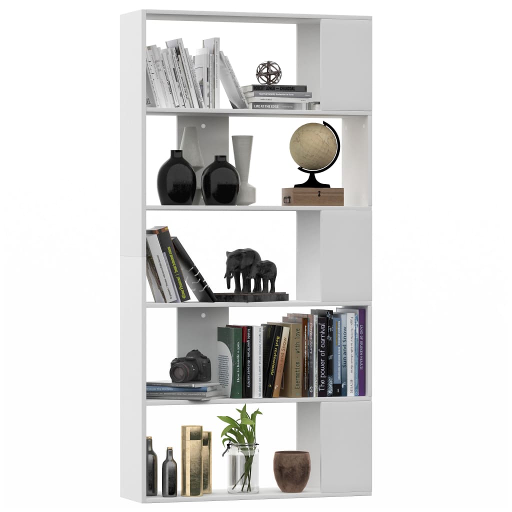 Bibliothèque/Séparateur de pièce Blanc Bois d'ingénierie - XIOS