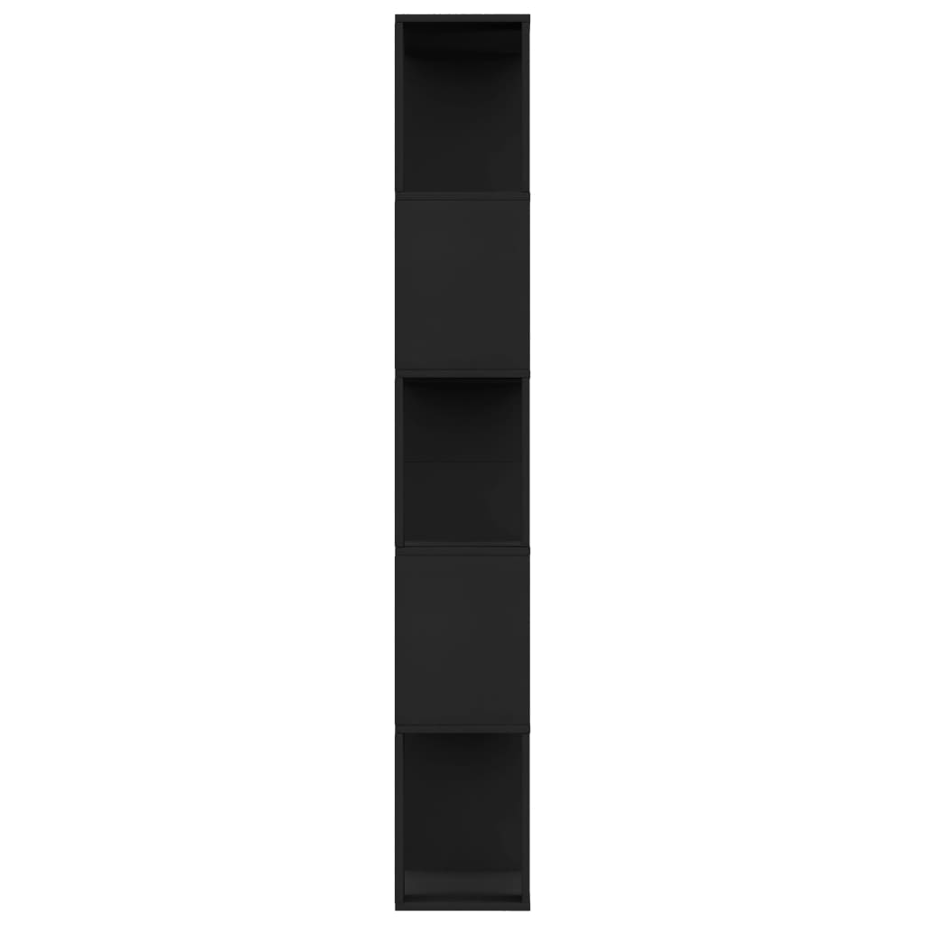Bibliothèque/Séparateur de pièce Noir Bois d’ingénierie - XIOS