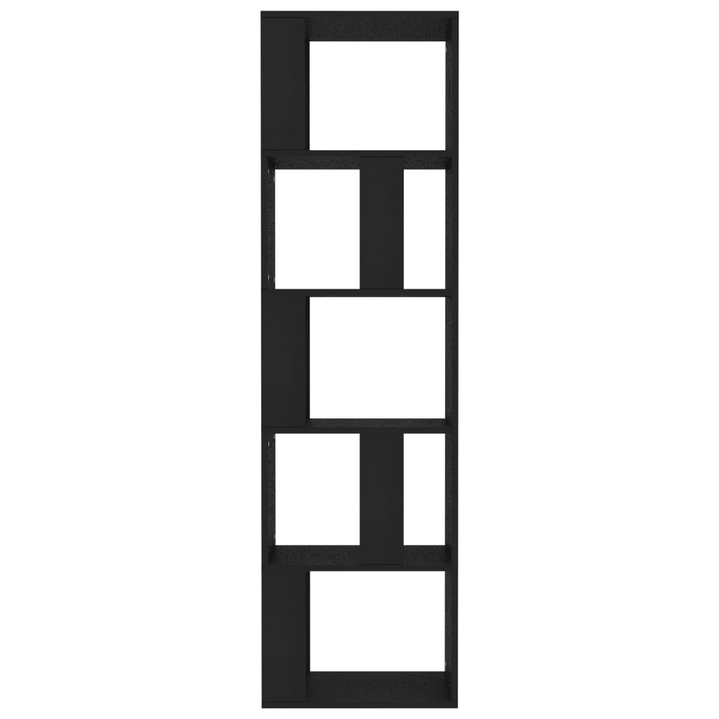 Bibliothèque/Séparateur de pièce Noir Bois d’ingénierie - XIOS