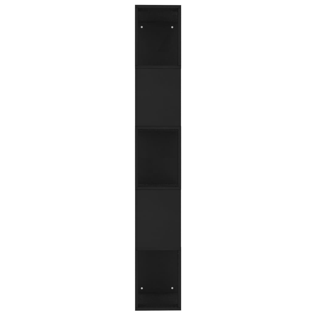 Bibliothèque/Séparateur de pièce Noir Bois d’ingénierie - XIOS