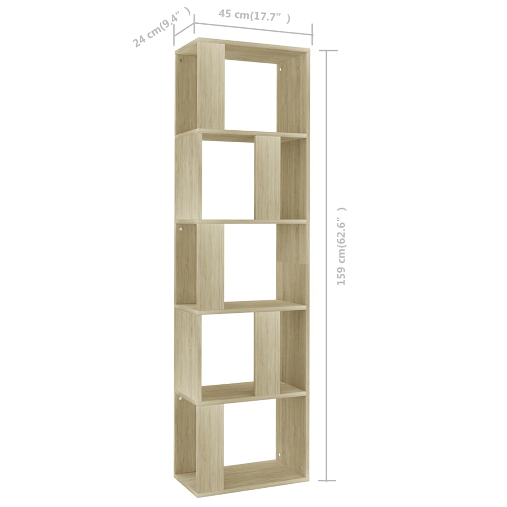 Bibliothèque/Séparateur de pièce Chêne sonoma Bois d’ingénierie - XIOS