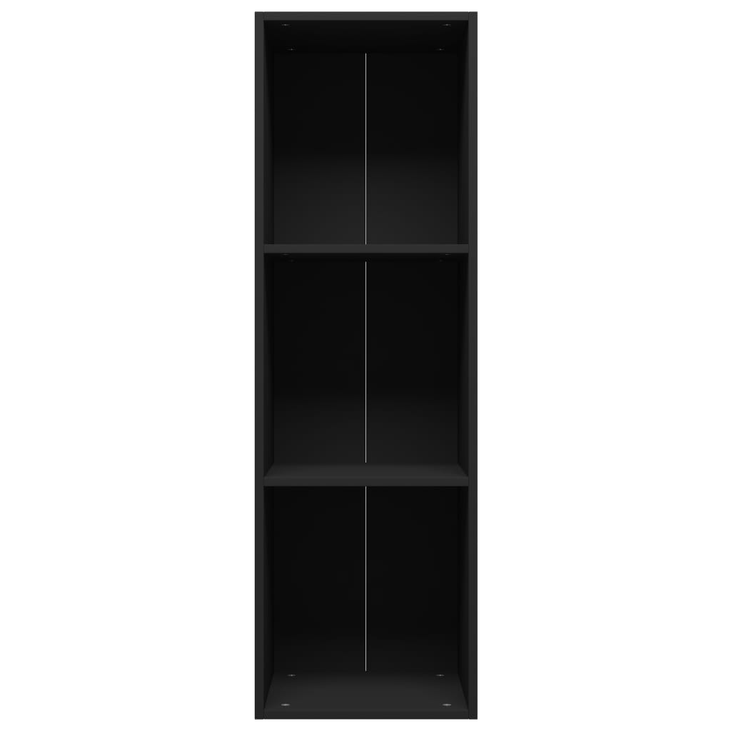 Bibliothèque/Meuble TV noir 36x30x114 cm bois d'ingénierie - XIOS