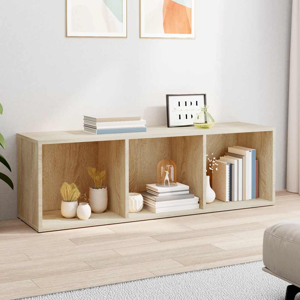 Bibliothèque/Meuble TV chêne sonoma bois d'ingénierie - XIOS