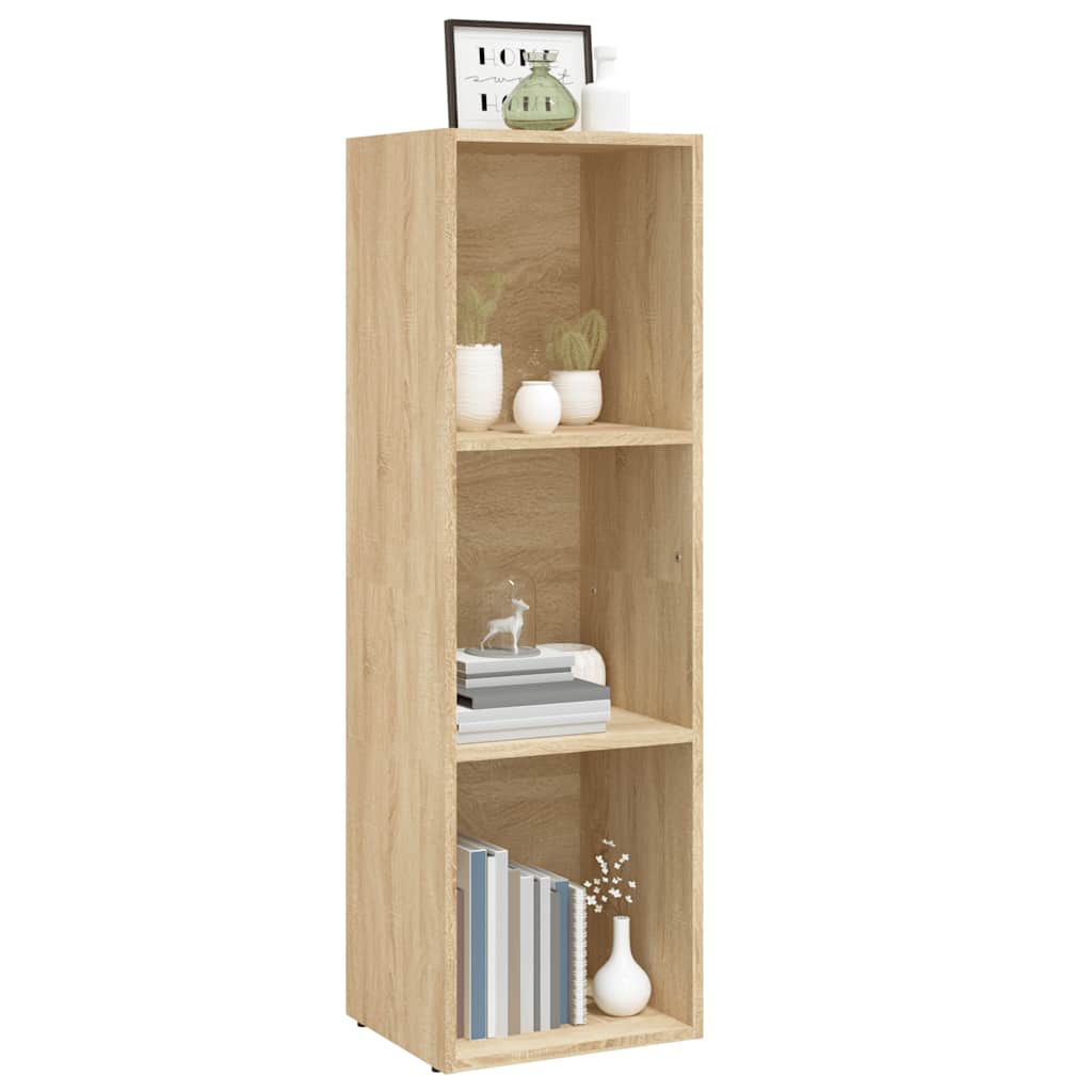 Bibliothèque/Meuble TV chêne sonoma bois d'ingénierie - XIOS