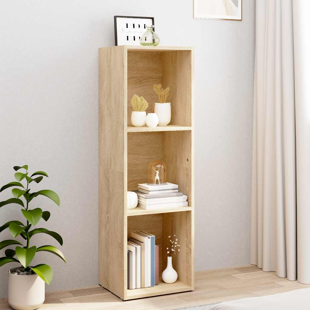 Bibliothèque/Meuble TV chêne sonoma bois d'ingénierie - XIOS
