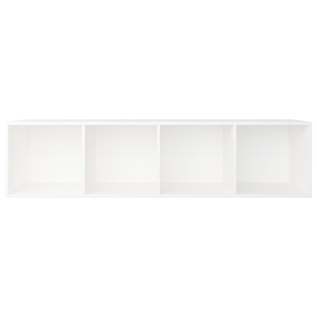 Bibliothèque/Meuble TV Blanc 36x30x143 cm Bois d'ingénierie - XIOS