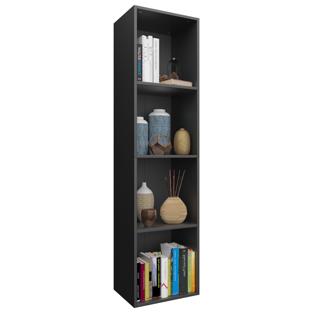 Bibliothèque/Meuble TV Blanc 36x30x143 cm Bois d'ingénierie - XIOS