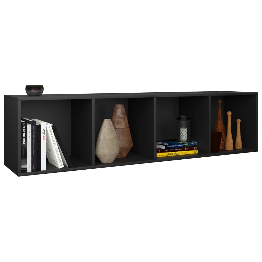 Bibliothèque/Meuble TV Blanc 36x30x143 cm Bois d'ingénierie - XIOS