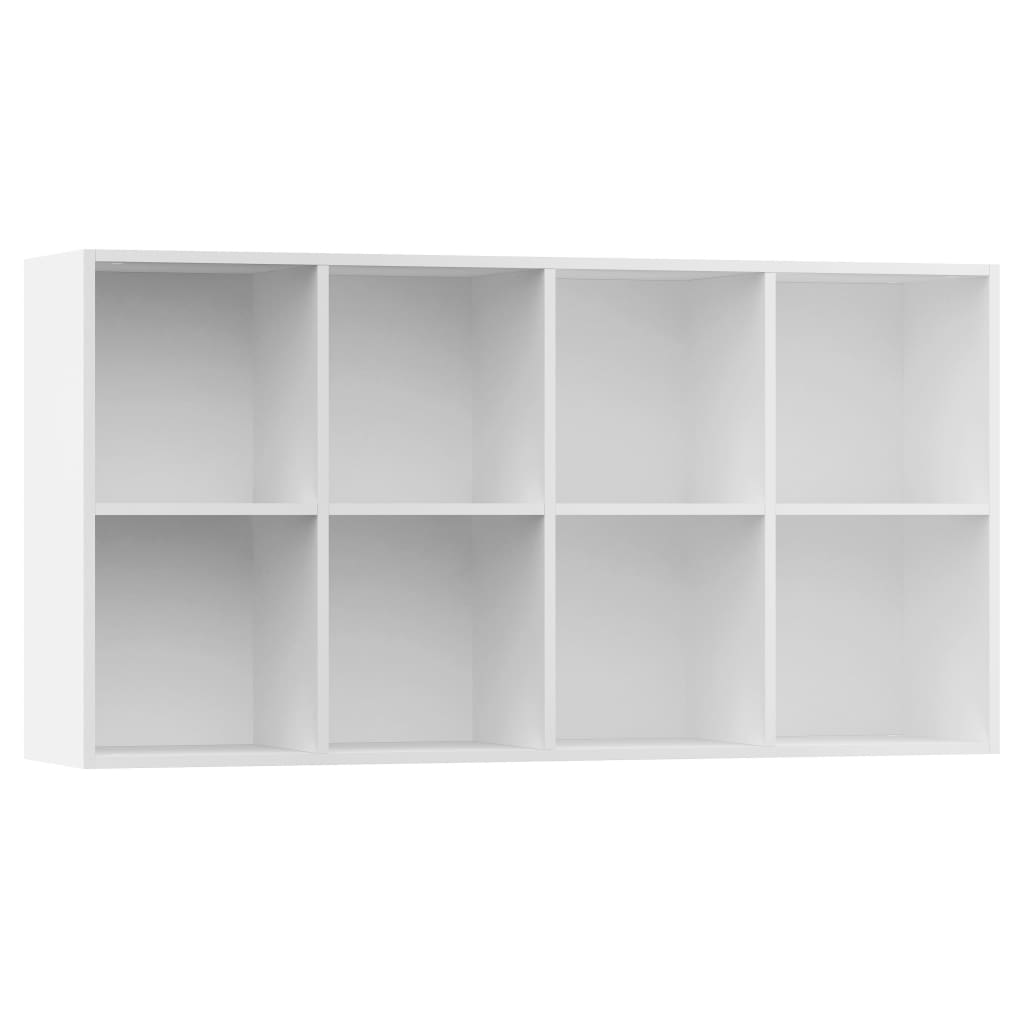 Bibliothèque/Buffet Blanc 66x30x130 cm Bois d'ingénierie - XIOS
