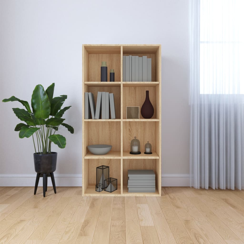 Bibliothèque/Buffet Chêne sonoma 66x30x130 cm Bois d’ingénierie - XIOS