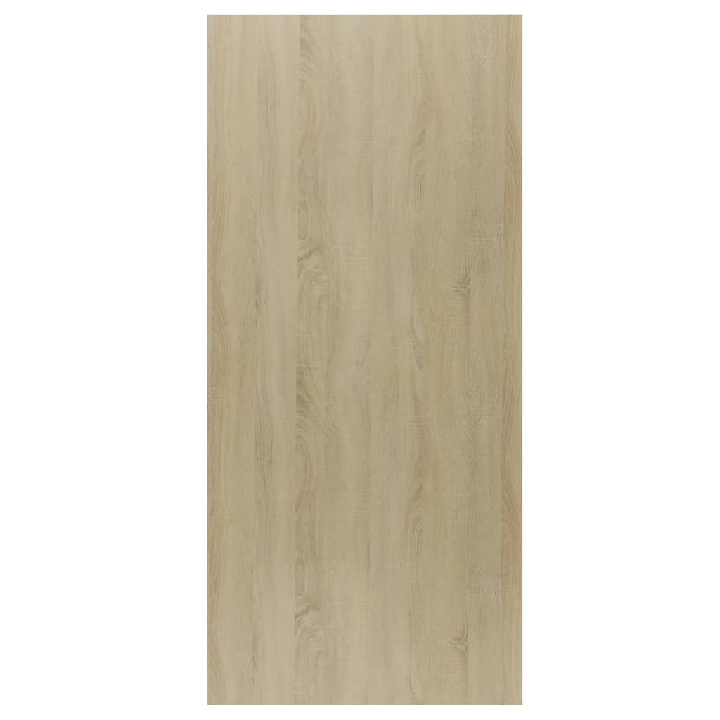 Bibliothèque/Buffet blanc et chêne sonoma bois d'ingénierie - XIOS