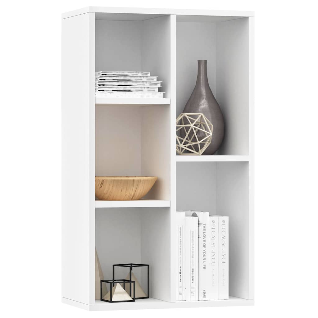 Bibliothèque/Buffet Blanc 50x25x80 cm Bois d’ingénierie - XIOS