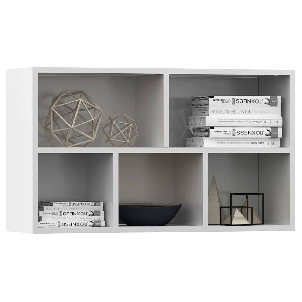 Bibliothèque/Buffet Blanc 50x25x80 cm Bois d’ingénierie - XIOS