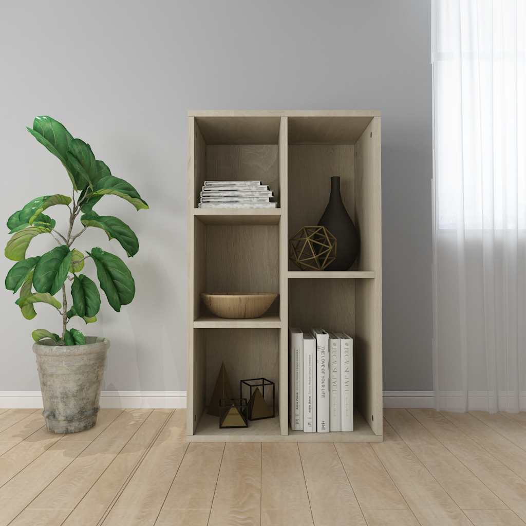Bibliothèque/Buffet Chêne sonoma 50x25x80 cm Bois d’ingénierie - XIOS