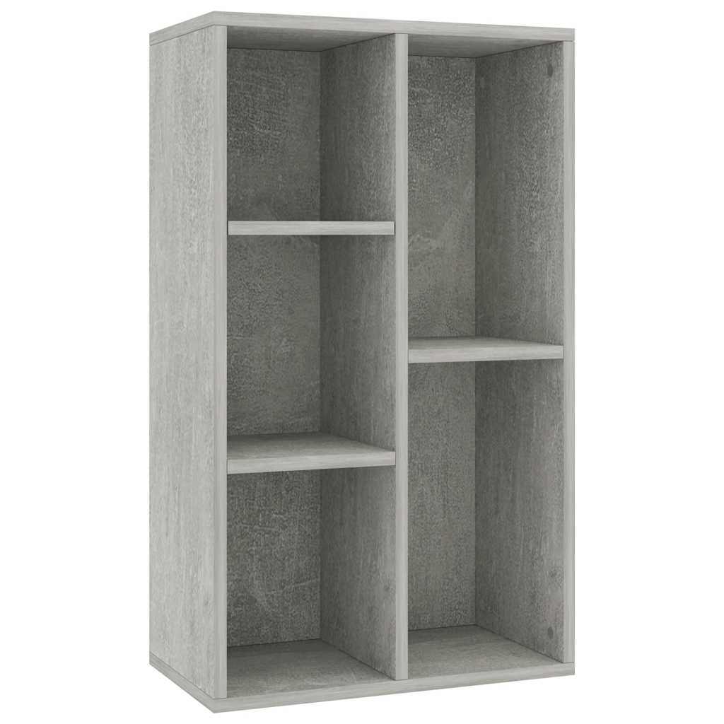 Bibliothèque/Buffet Gris béton 50x25x80 cm Bois d’ingénierie - XIOS