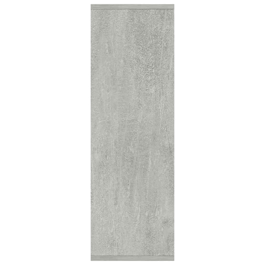 Bibliothèque/Buffet Gris béton 50x25x80 cm Bois d’ingénierie - XIOS