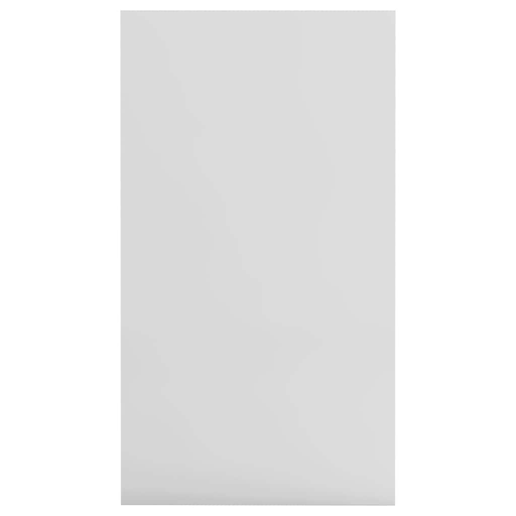 Bibliothèque/buffet blanc brillant 50x25x80cm Bois d’ingénierie - XIOS