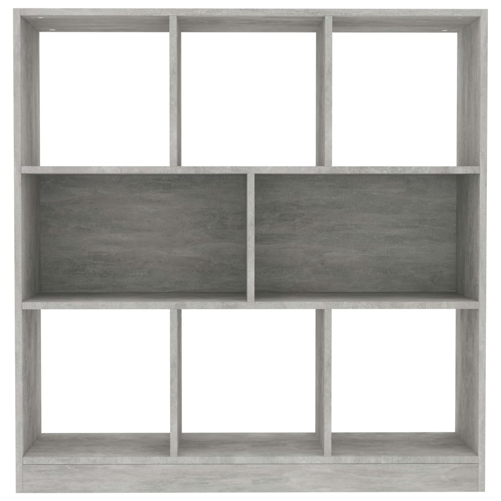 Bibliothèque Gris béton 97,5x29,5x100 cm Bois d'ingénierie - XIOS