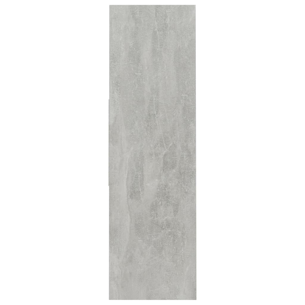 Bibliothèque Gris béton 97,5x29,5x100 cm Bois d'ingénierie - XIOS
