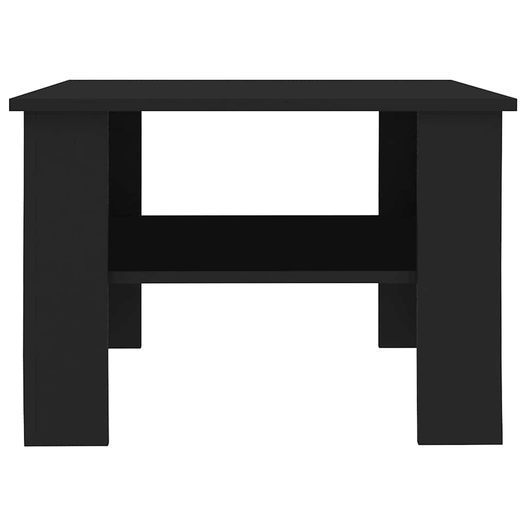 Table basse Noir 60x60x42 cm Bois d’ingénierie - XIOS