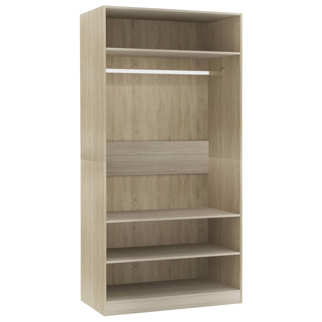 Garde-robe Chêne sonoma 100x50x200 cm Bois d'ingénierie - XIOS