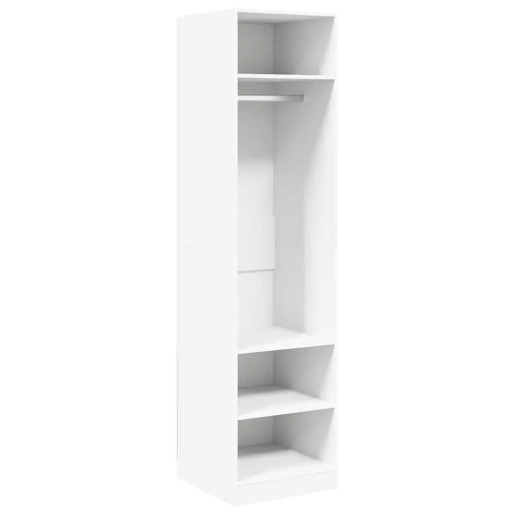 Garde-robe Blanc 50x50x200 cm Bois d’ingénierie - XIOS