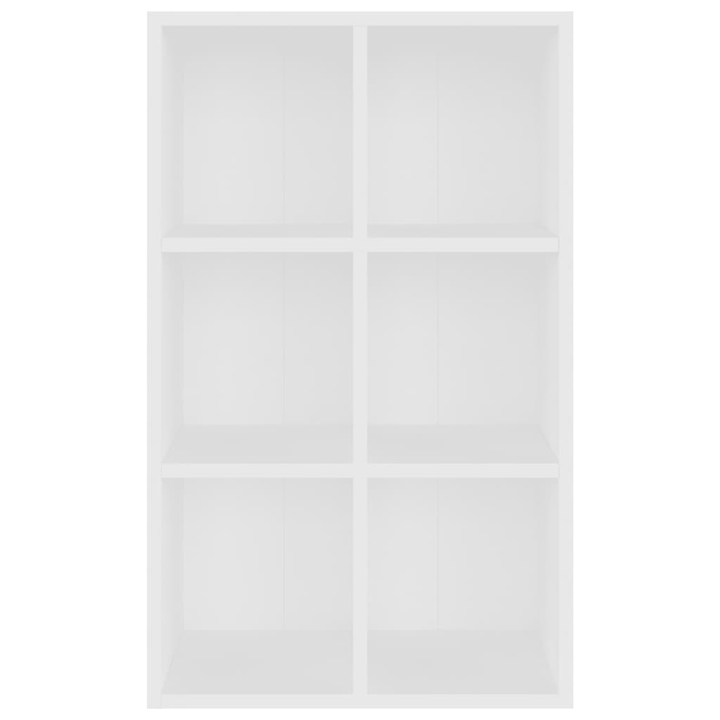 Bibliothèque/Buffet blanc 66x30x98 cm bois d'ingénierie - XIOS