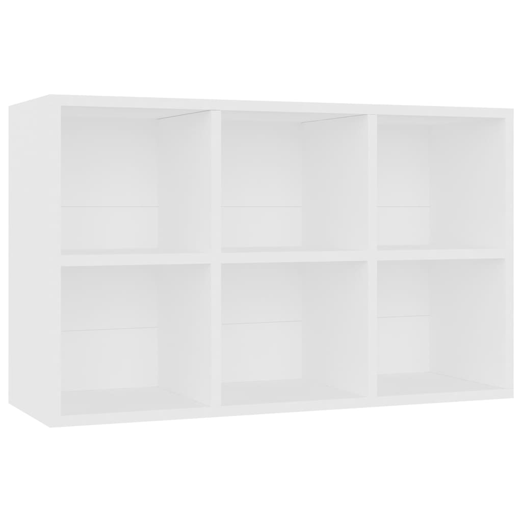 Bibliothèque/Buffet blanc 66x30x98 cm bois d'ingénierie - XIOS