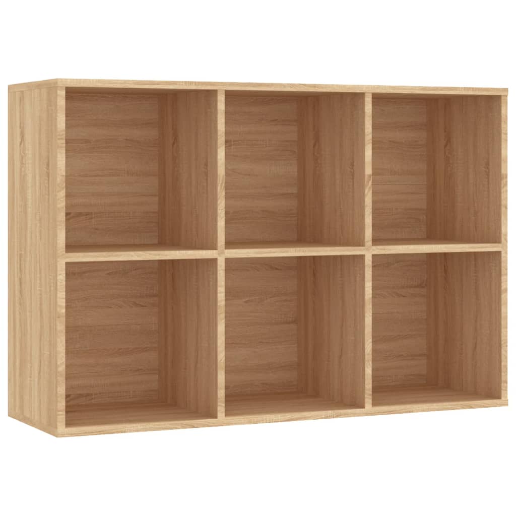 Bibliothèque/Buffet chêne sonoma 66x30x98 cm bois d'ingénierie