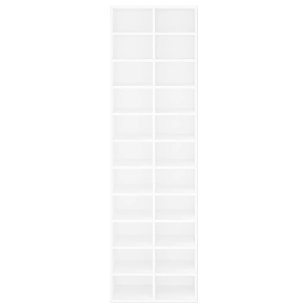 Armoire à chaussures Blanc 54x34x183 cm Bois d'ingénierie - XIOS