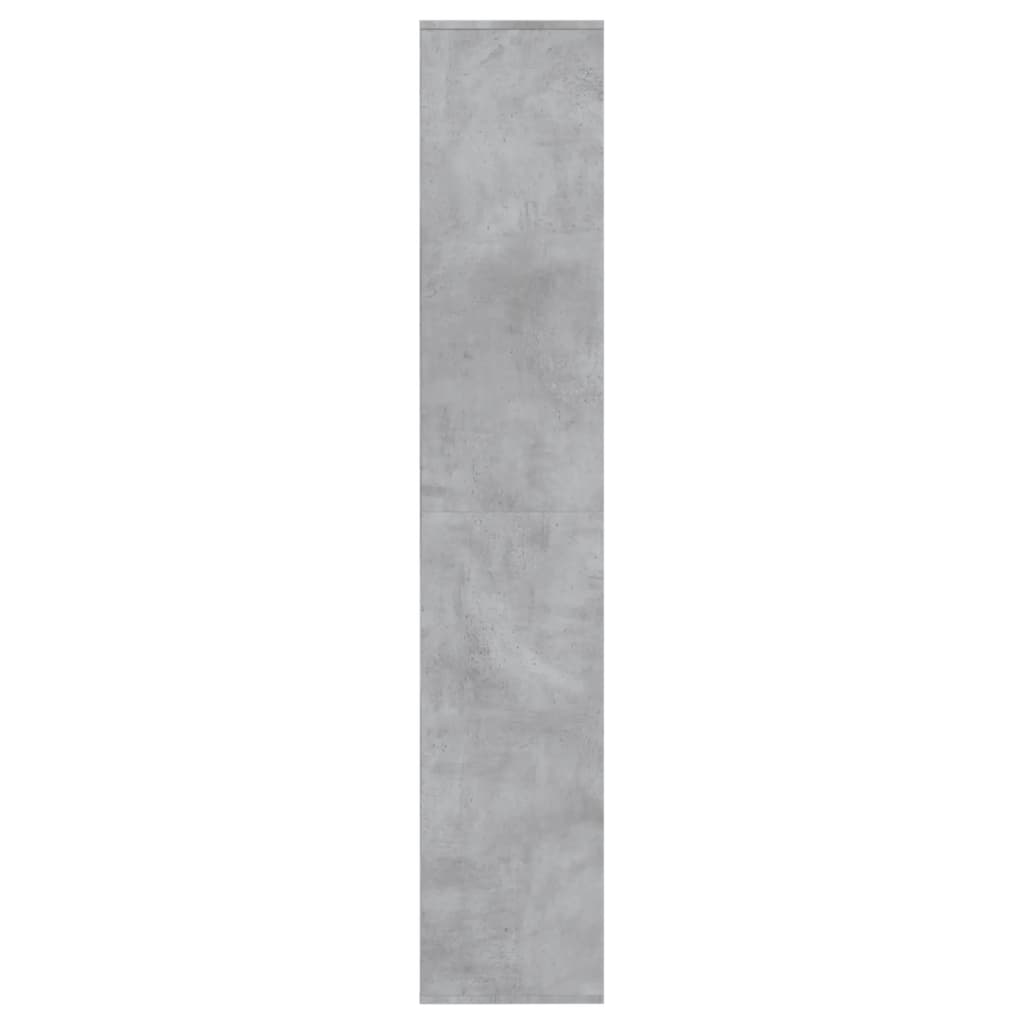 Armoire à chaussures gris béton 54x34x183 cm bois d'ingénierie - XIOS