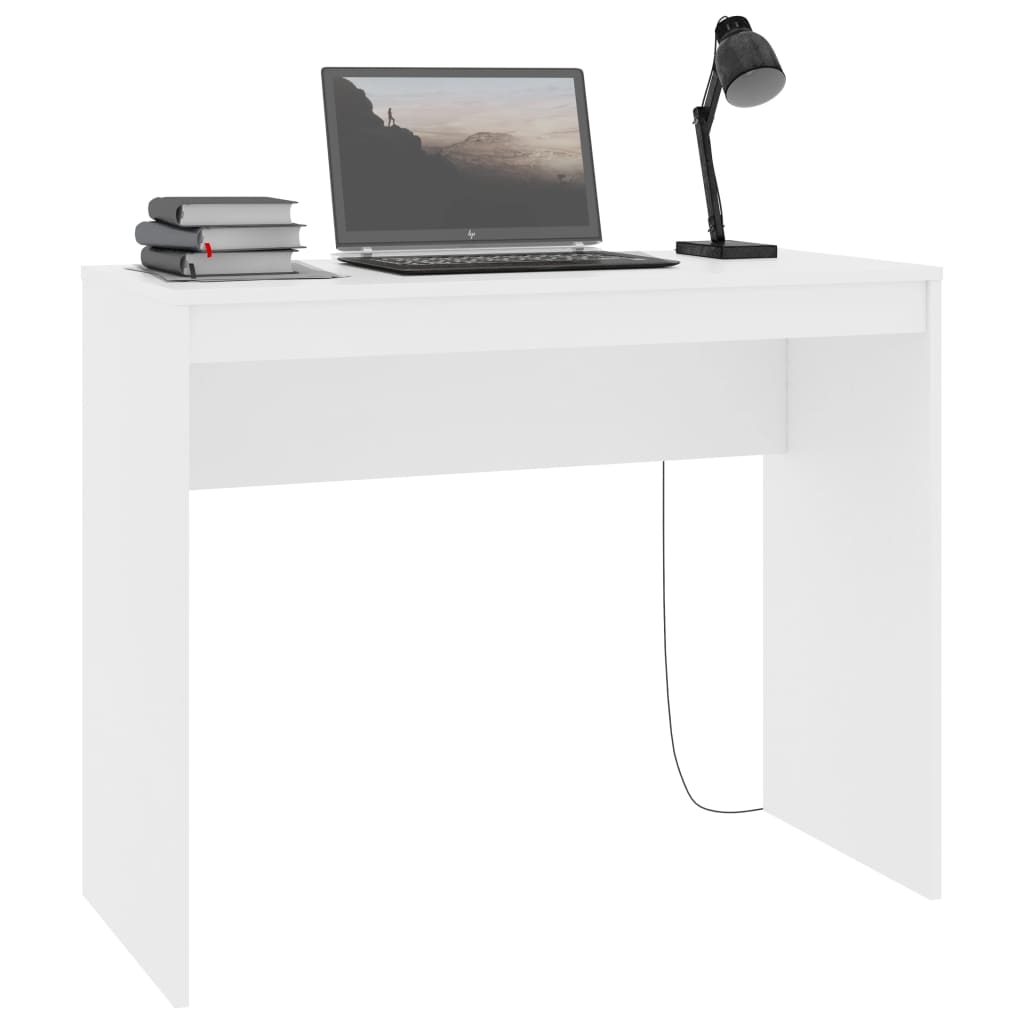 Bureau Blanc 90x40x72 cm Bois d'ingénierie - XIOS