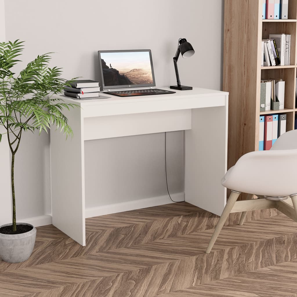 Bureau Blanc 90x40x72 cm Bois d'ingénierie - XIOS