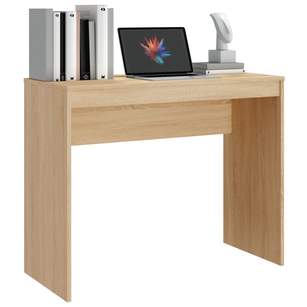 Bureau Chêne sonoma 90x40x72 cm Bois d'ingénierie Bureaux vidaXL