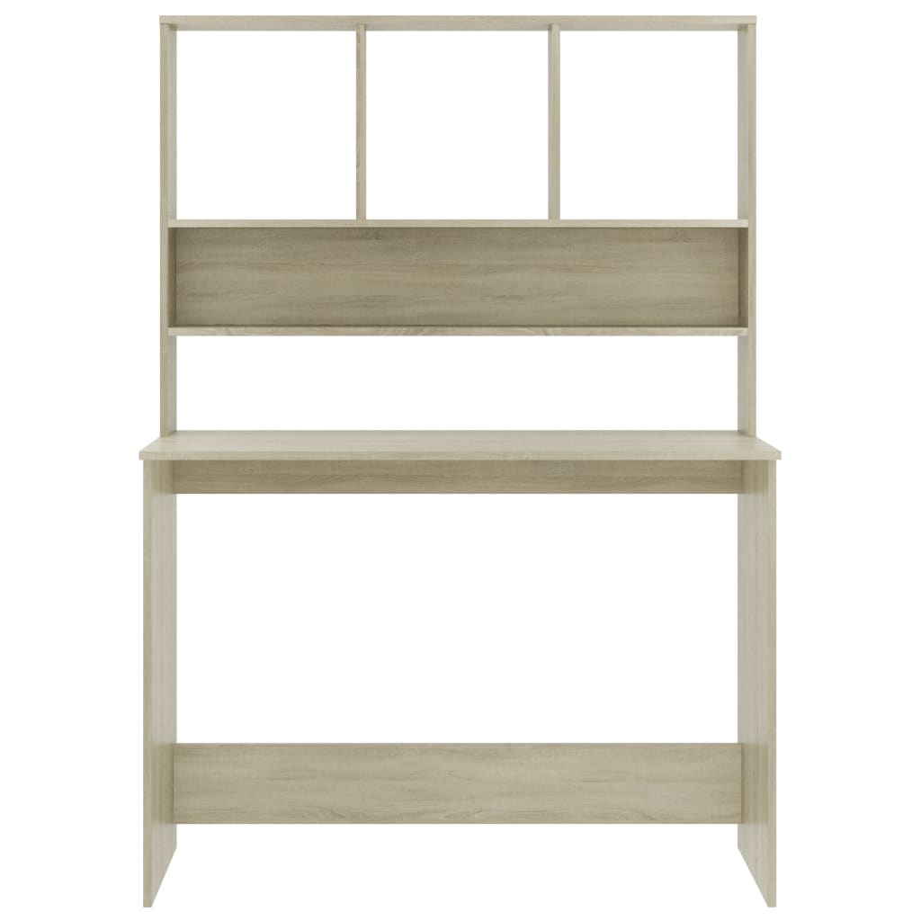 Bureau avec étagères Chêne sonoma 110 x 45 x 157 cm - XIOS