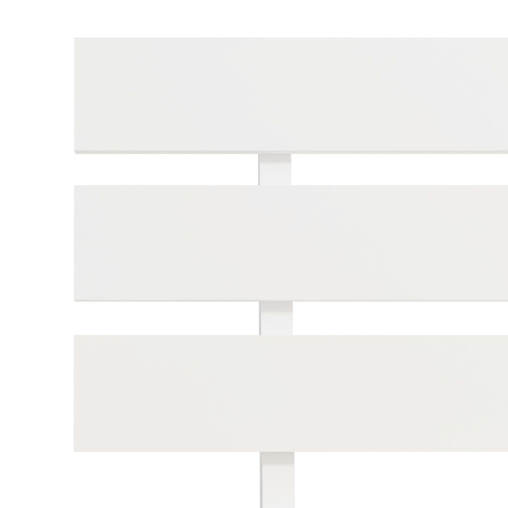 Cadre de lit sans matelas blanc 180x200 cm bois massif de pin - XIOS