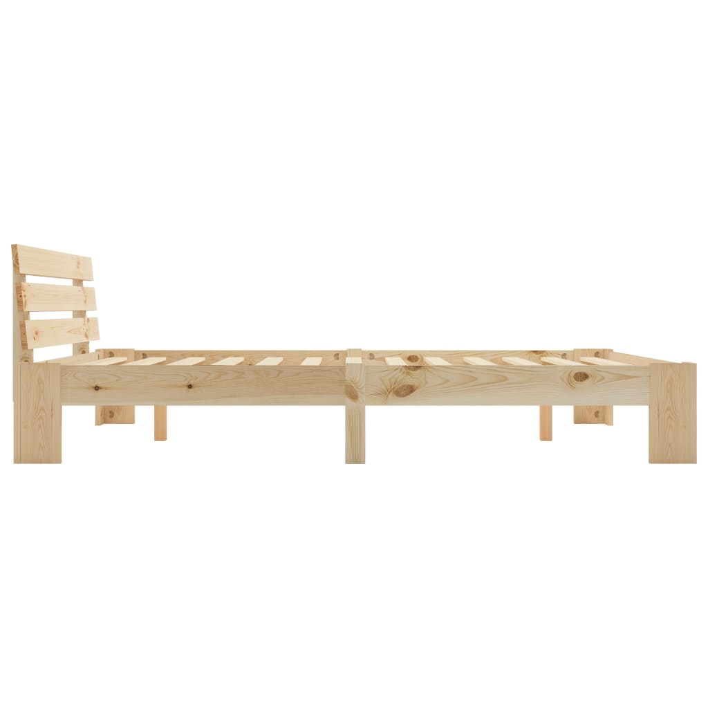 Cadre de lit sans matelas 180x200 cm bois massif de pin - XIOS