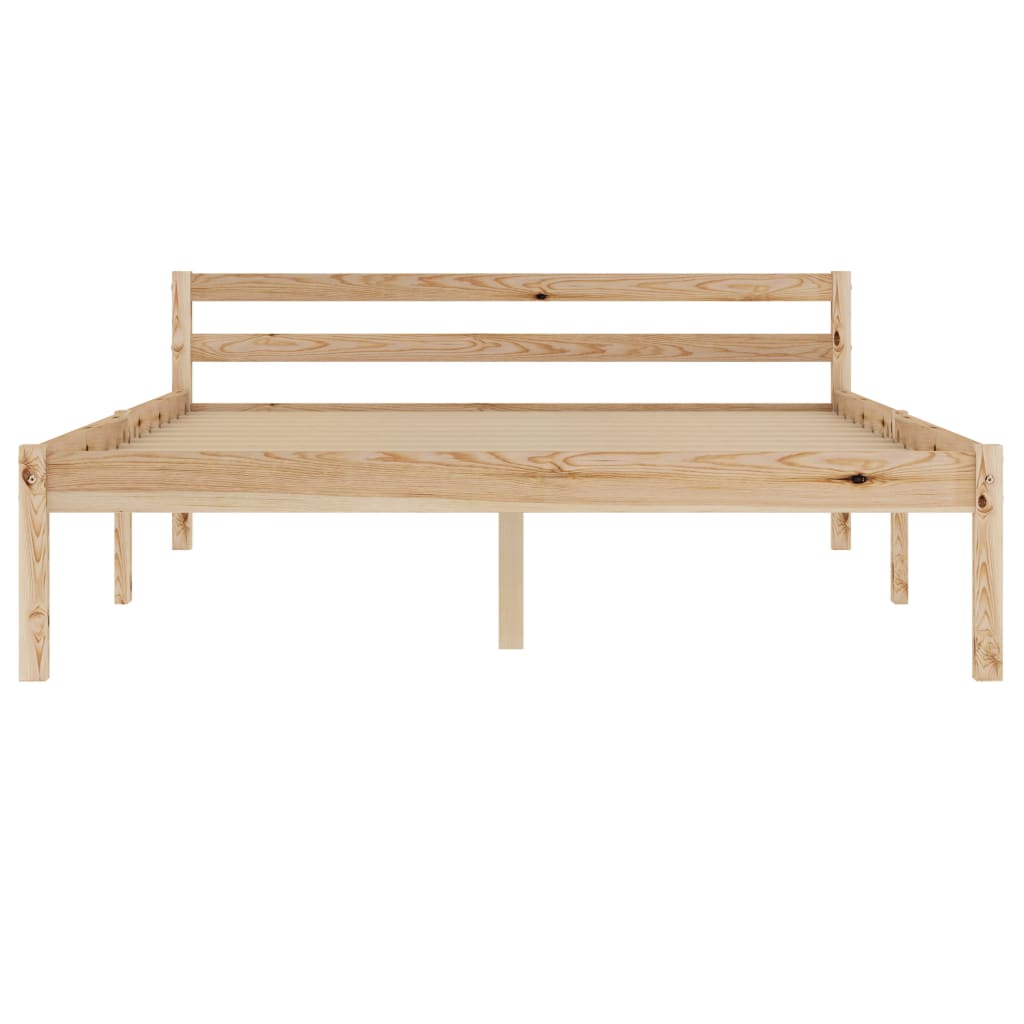 Cadre de lit sans matelas bois massif de pin 140x200 cm - XIOS