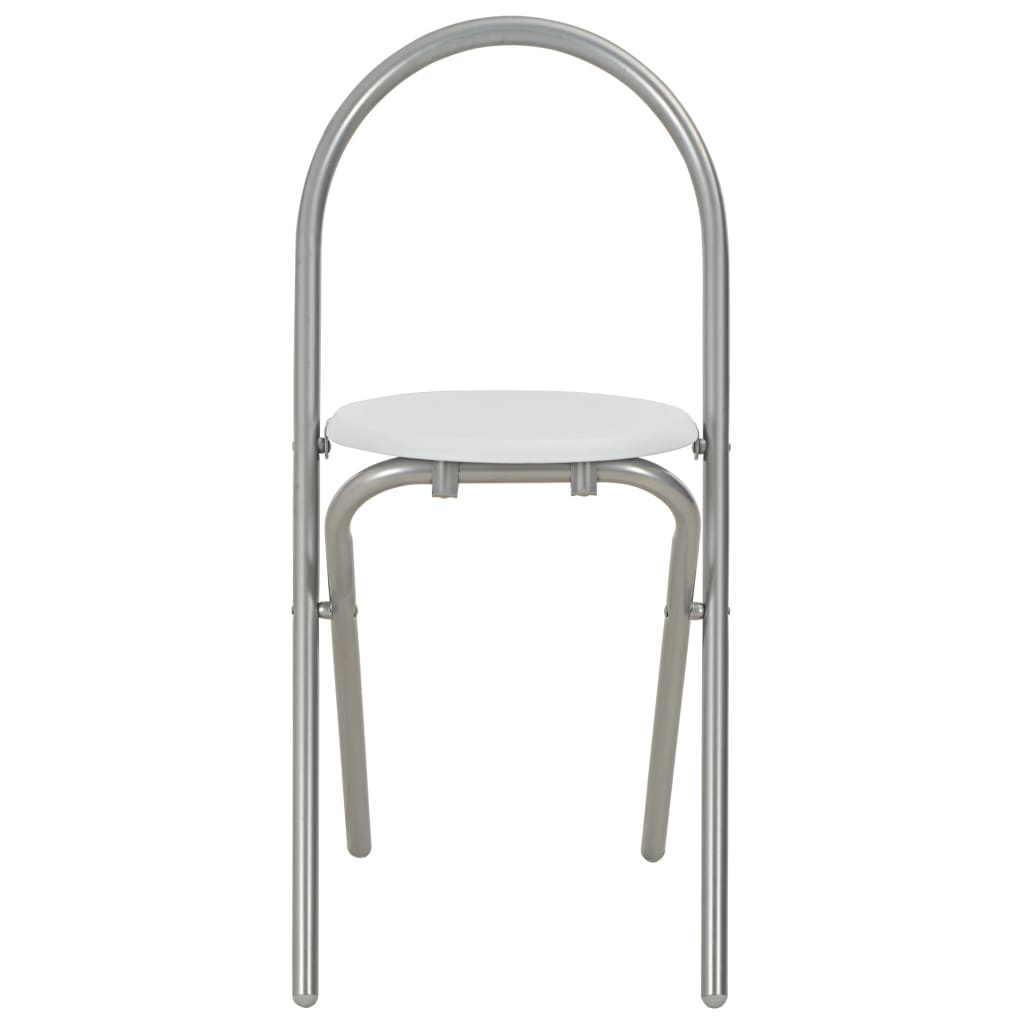 Ensemble à dîner pliant 3 pcs et étagère de rangement MDF acier - XIOS