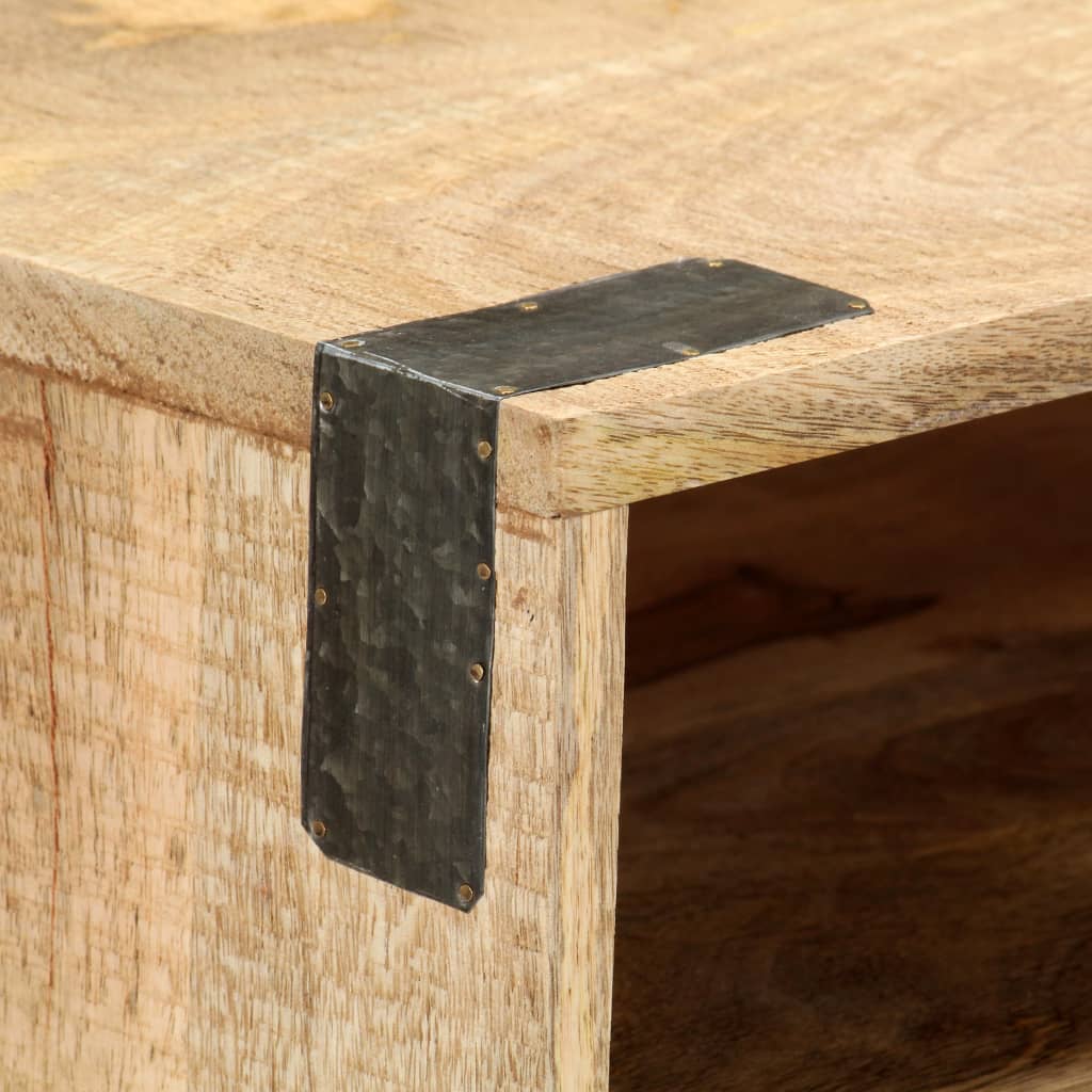Table console 115x30x76 cm Bois de manguier massif brut - XIOS